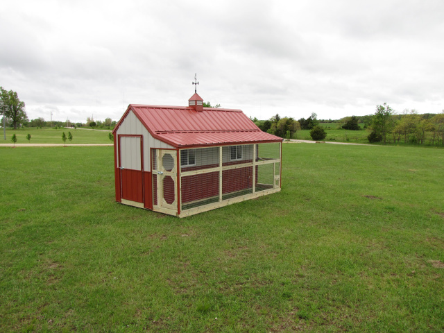 8x15 Rustic Red / Gray